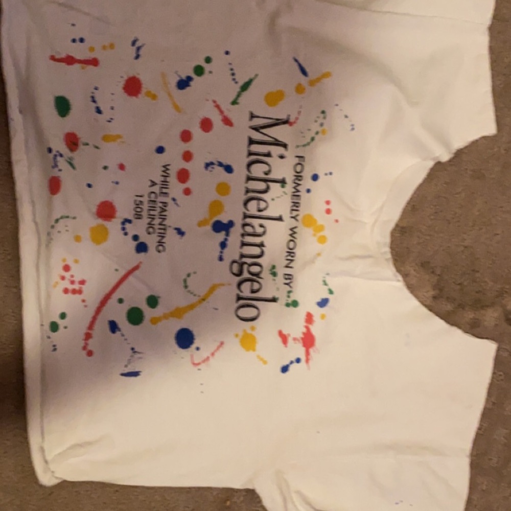 Funny Michaelangelo shirt